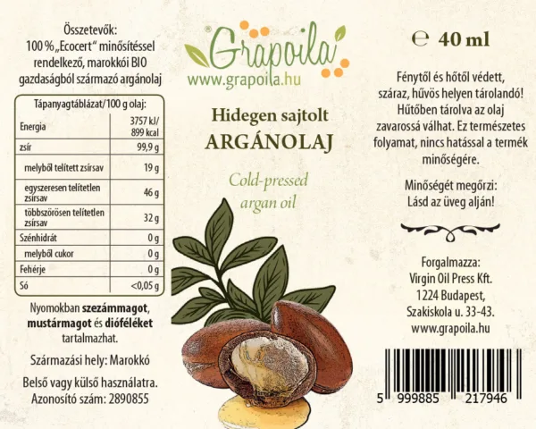 Argánolaj 40 ml