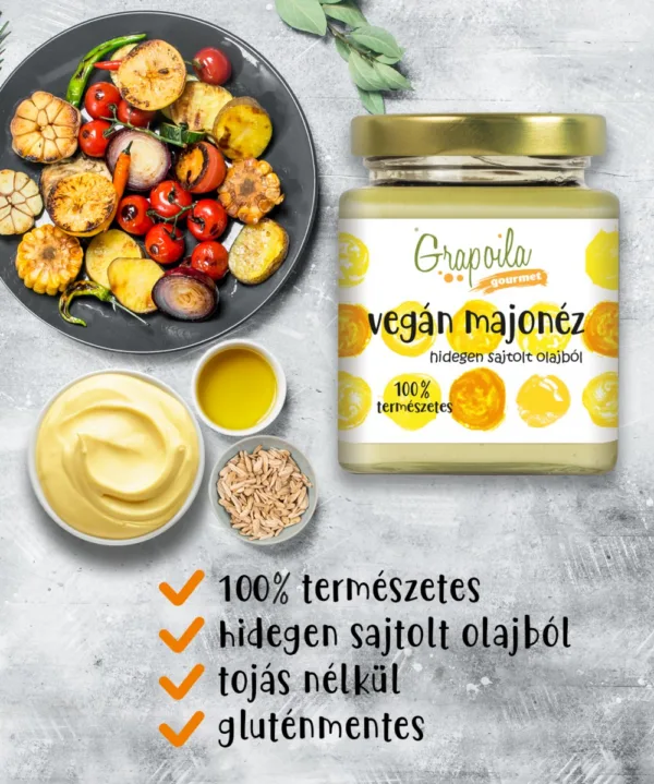 Grapoila Gourmet Vegán Majonéz